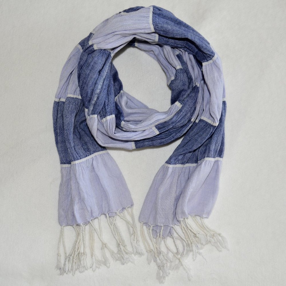 pür by pür cashmere Muted Awning Stripe Scarf
